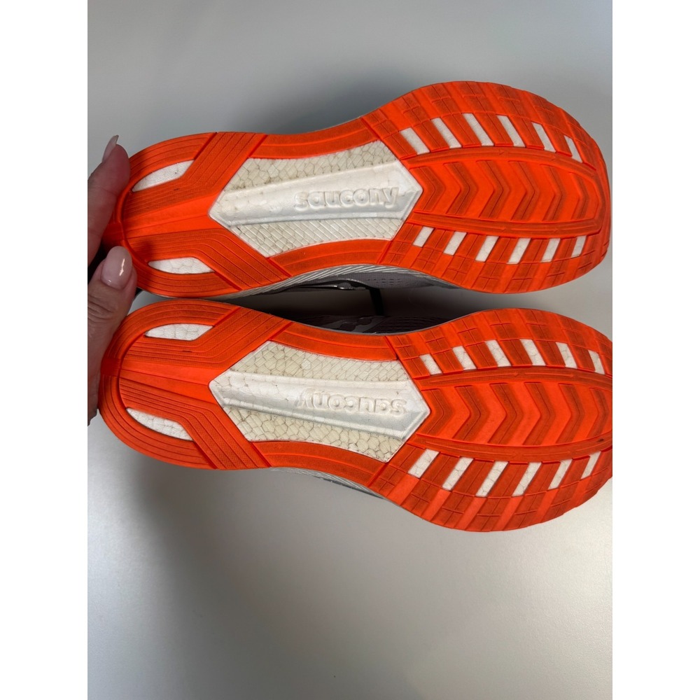Saucony FREEDOM Running Shoe S20617-20 Sneakers Mens Size 11 Gray Orange - Picture 12 of 12